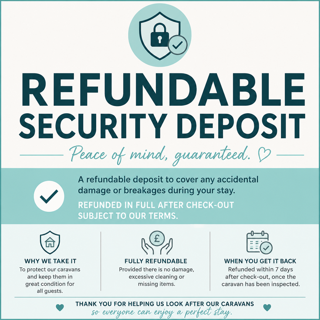 Refundable Security Deposit